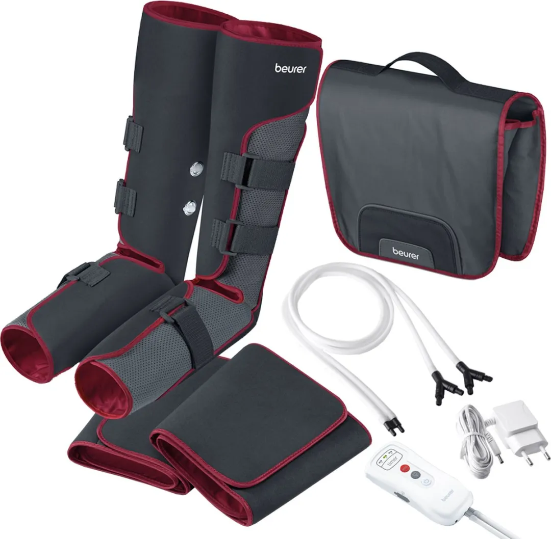 Beurer FM 150 Pro Luchtmassageapparaat - 4 Manchetten - Zwart-rood