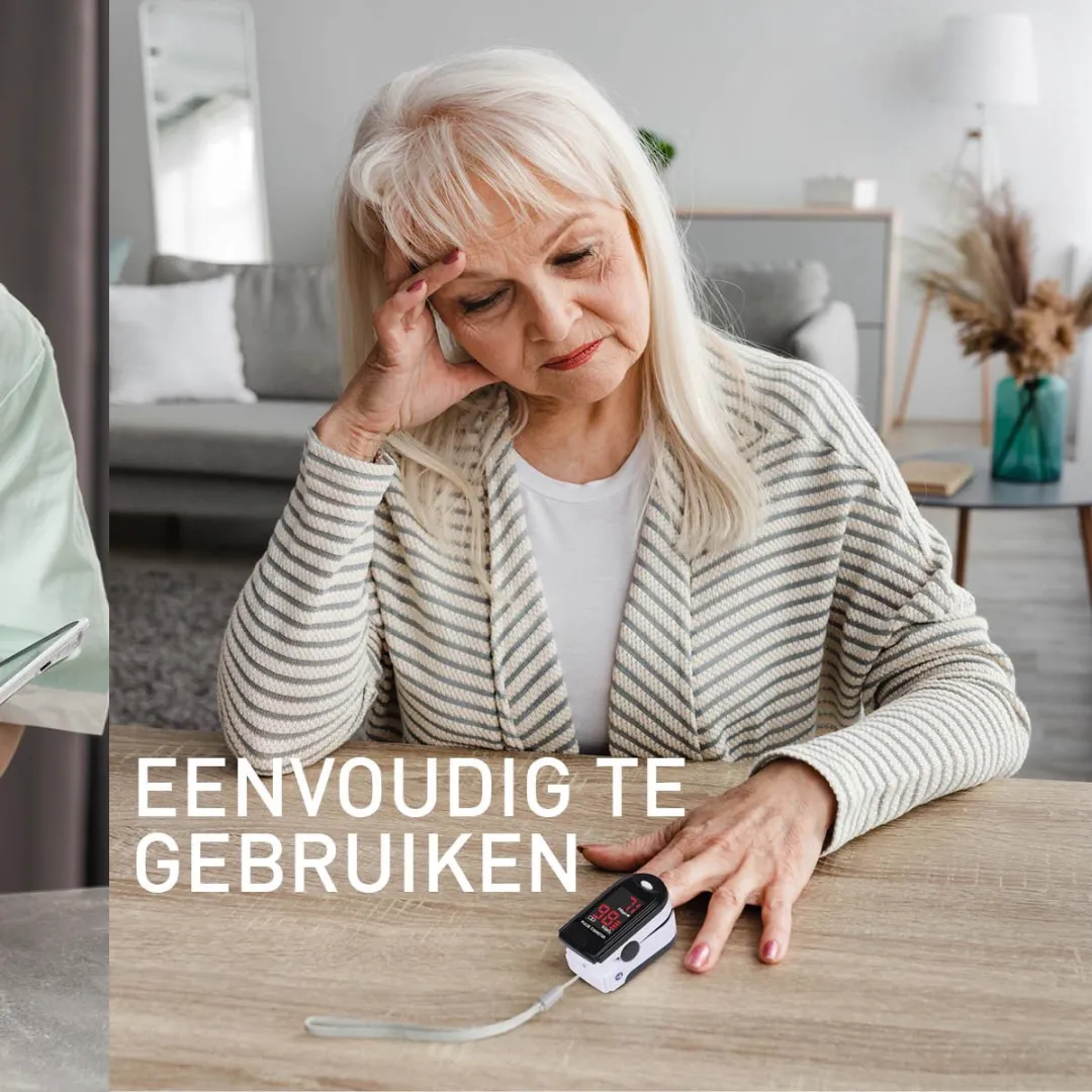 Grundig Saturatiemeter - Zuurstofmeter Vinger - 2x AAA - Wit - afbeelding 4 van 6