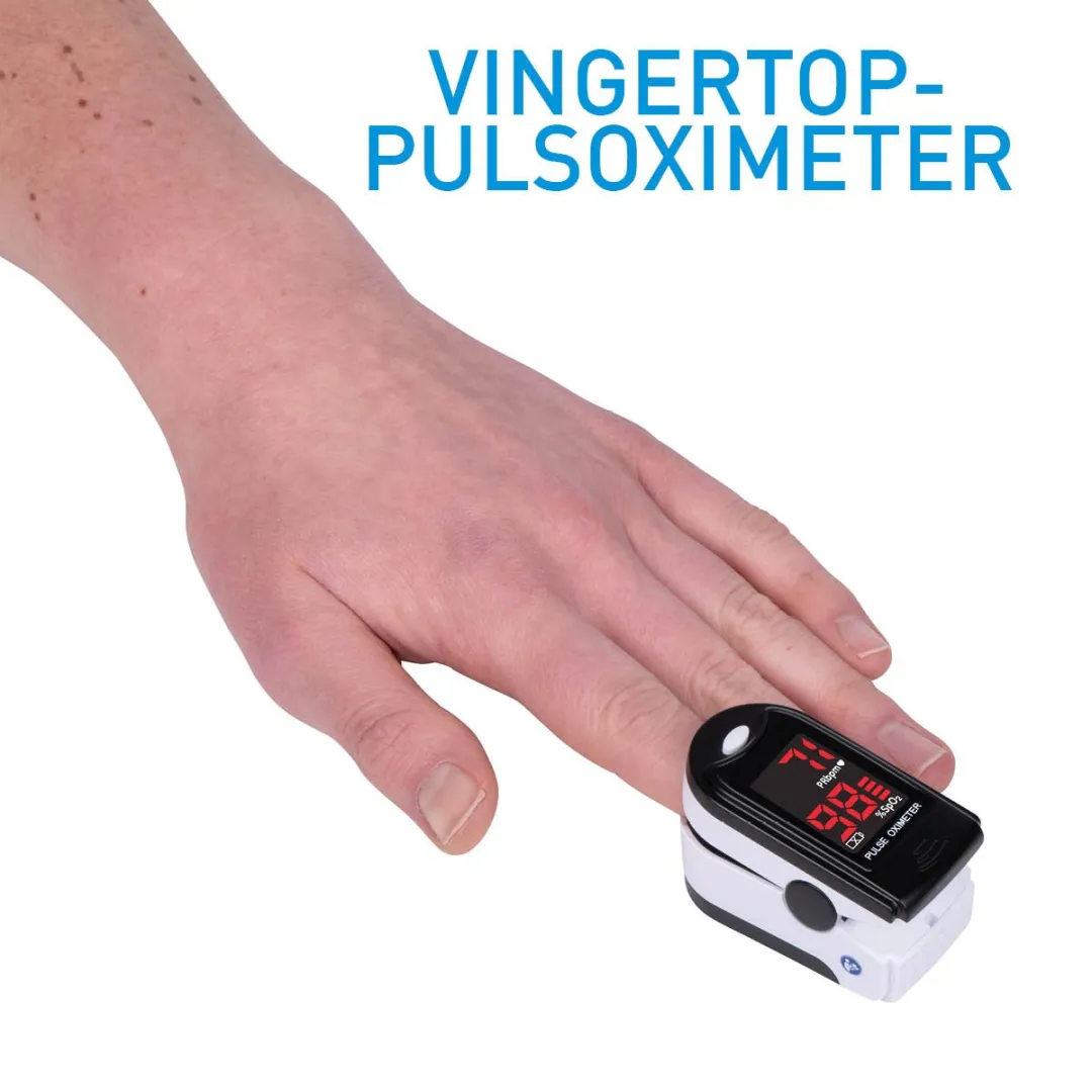Grundig Saturatiemeter - Zuurstofmeter Vinger - 2x AAA - Wit - afbeelding 6 van 6