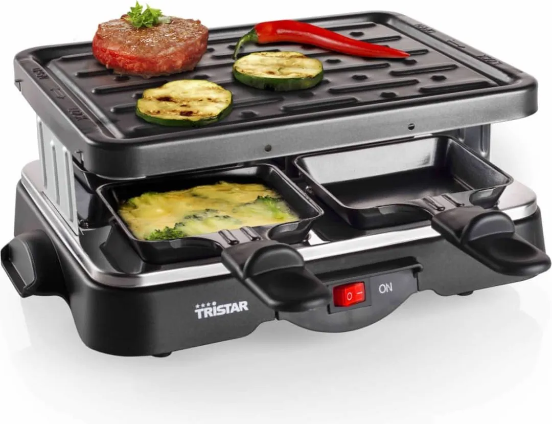 Tristar Gourmetset RA-2949 - 500W - 4 Personen - Zwart