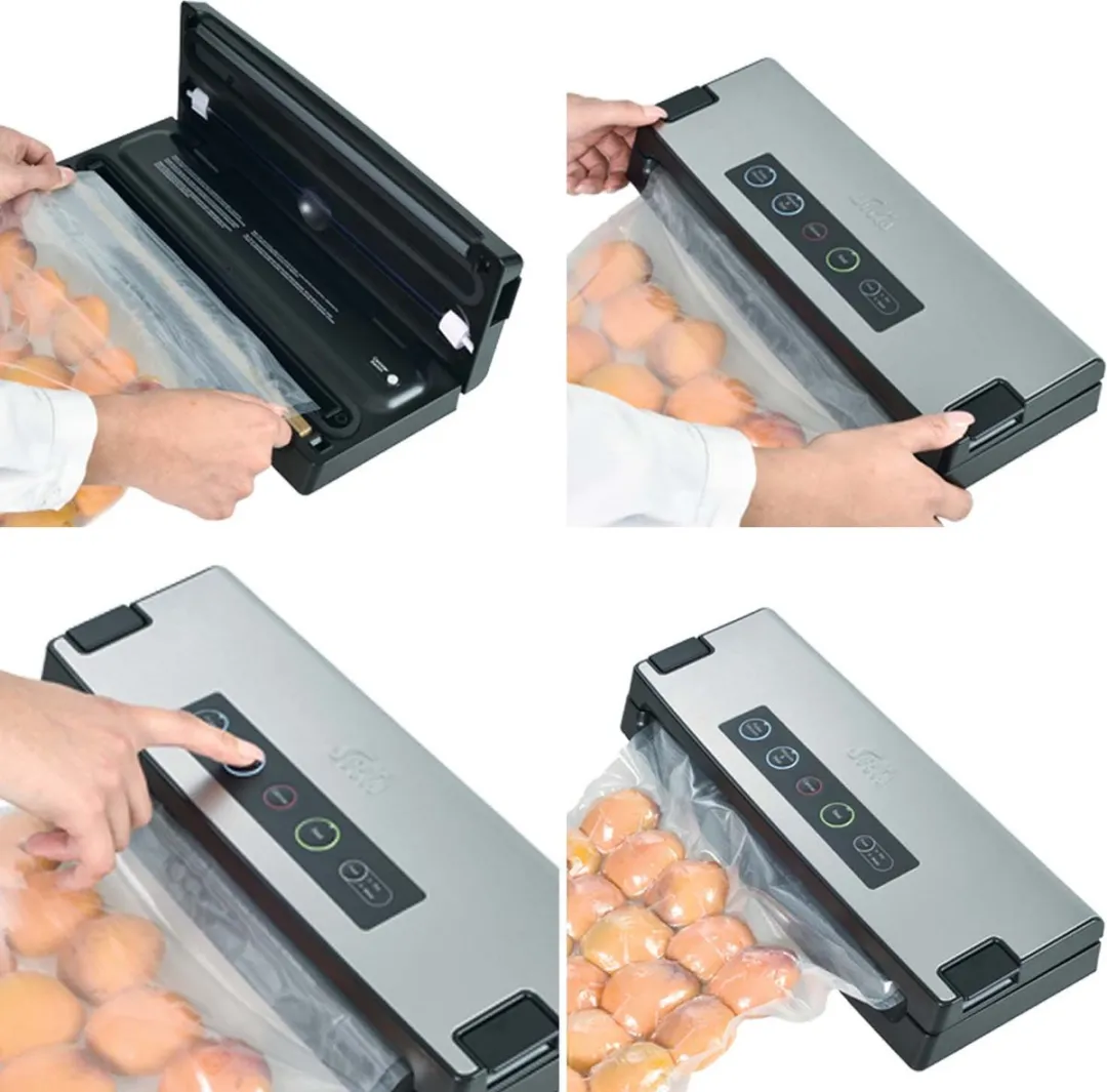 Solis Vac Premium 574 Vacumeermachine - Vacuümmachine met Slangaansluiting - Vacuüm Sealer - Grijs