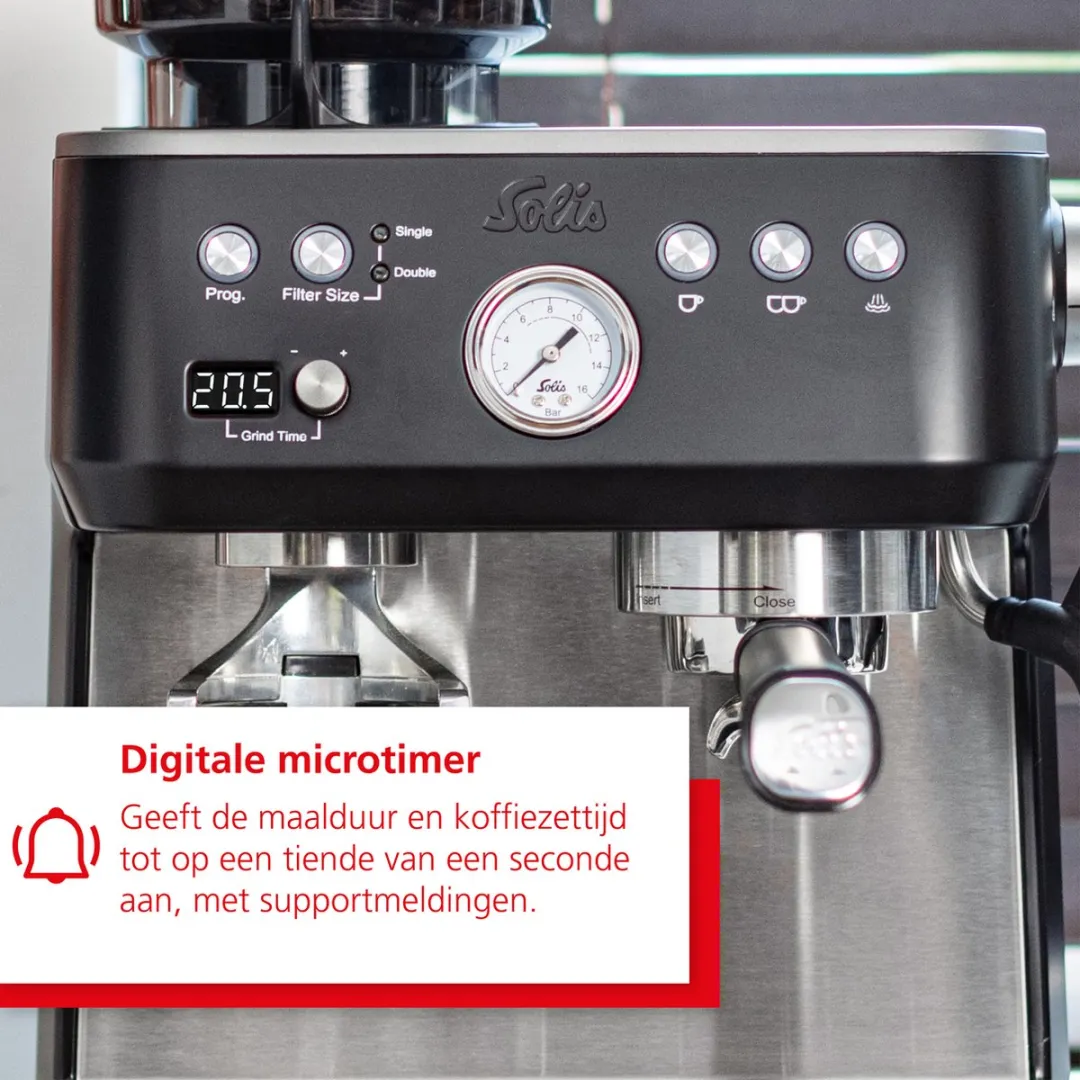 Solis Grind & Infuse Perfetta 98070 Espressomachine - Zwart