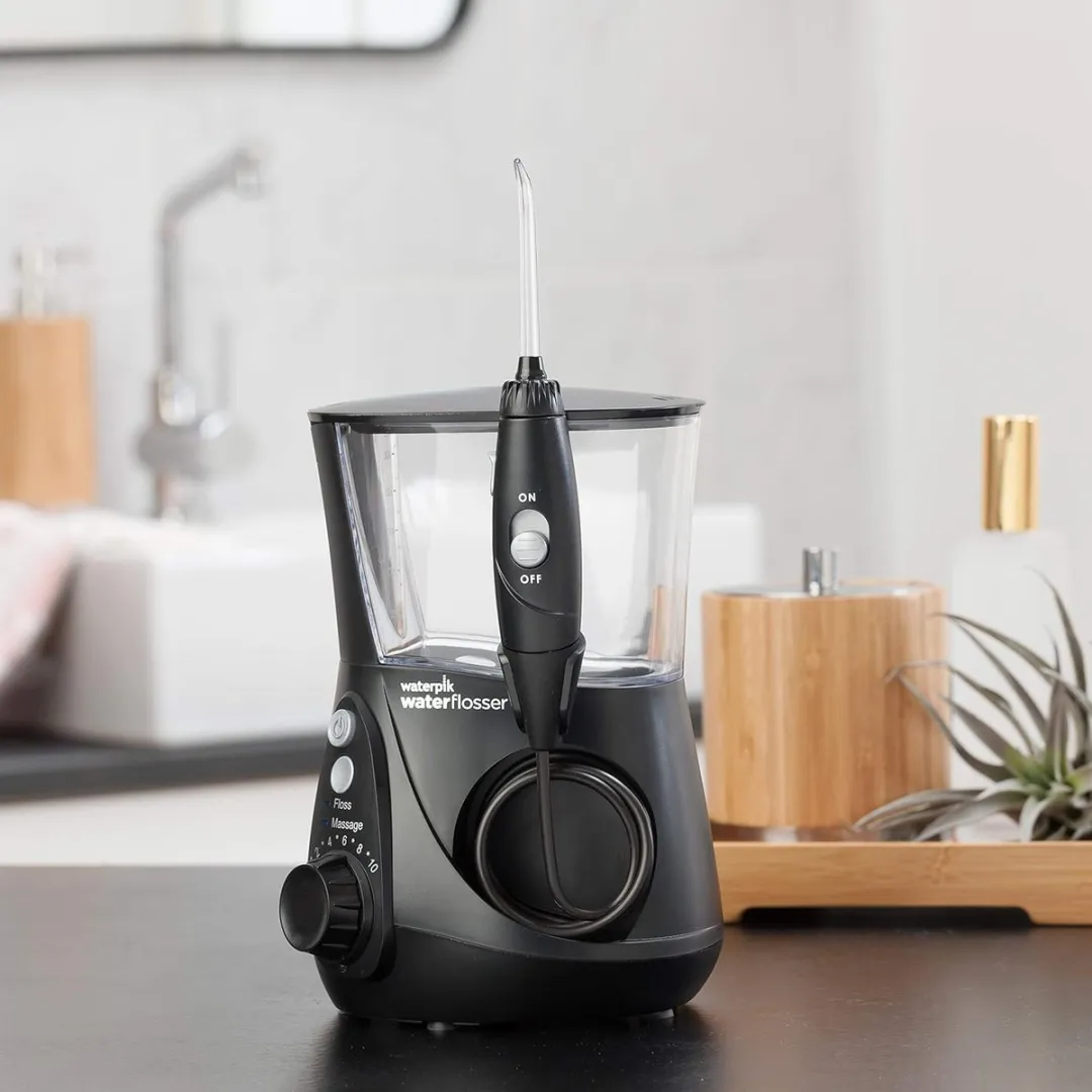 Waterpik WF-662 Flosapparaat - 600ml - 10 Snelheden - Zwart - afbeelding 6 van 6