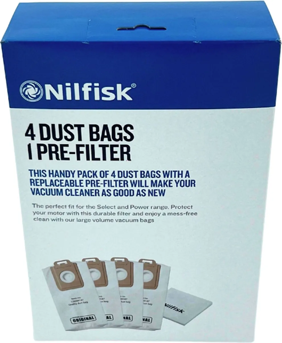 Nilfisk Select Serie Stofzakken