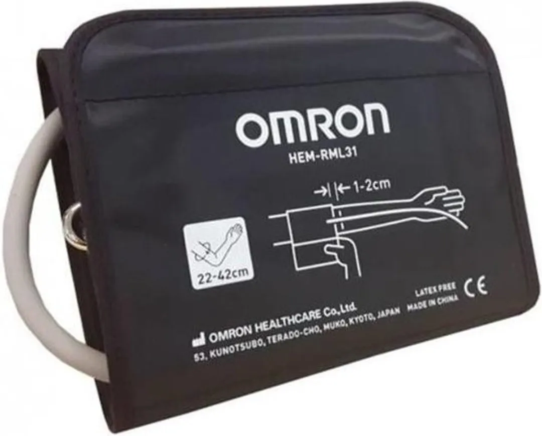 Omron Manchet Easy Cuff HEM-RML31 - Medium/Large - Zwart