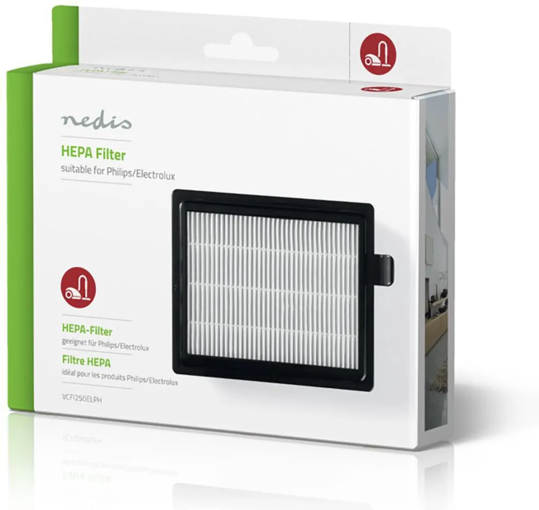 Nedis HEPA Vervangingsfilter VCFI250ELPH - Wit/Zwart - afbeelding 6 van 6