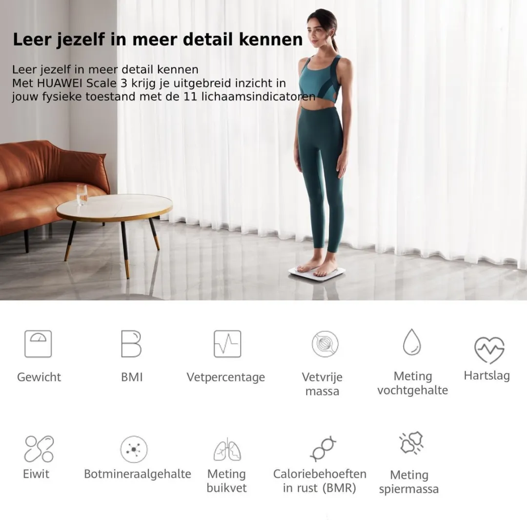 Huawei Scale 3 Personenweegschaal - Wit
