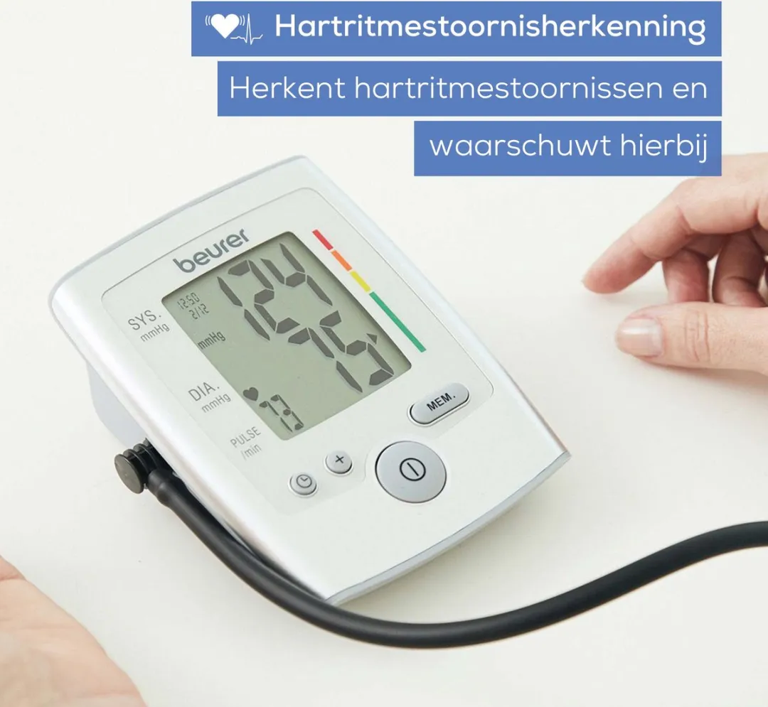 Beurer BM 35 Bloeddrukmeter Bovenarm - 2 Gebruikers - 120 Metingen