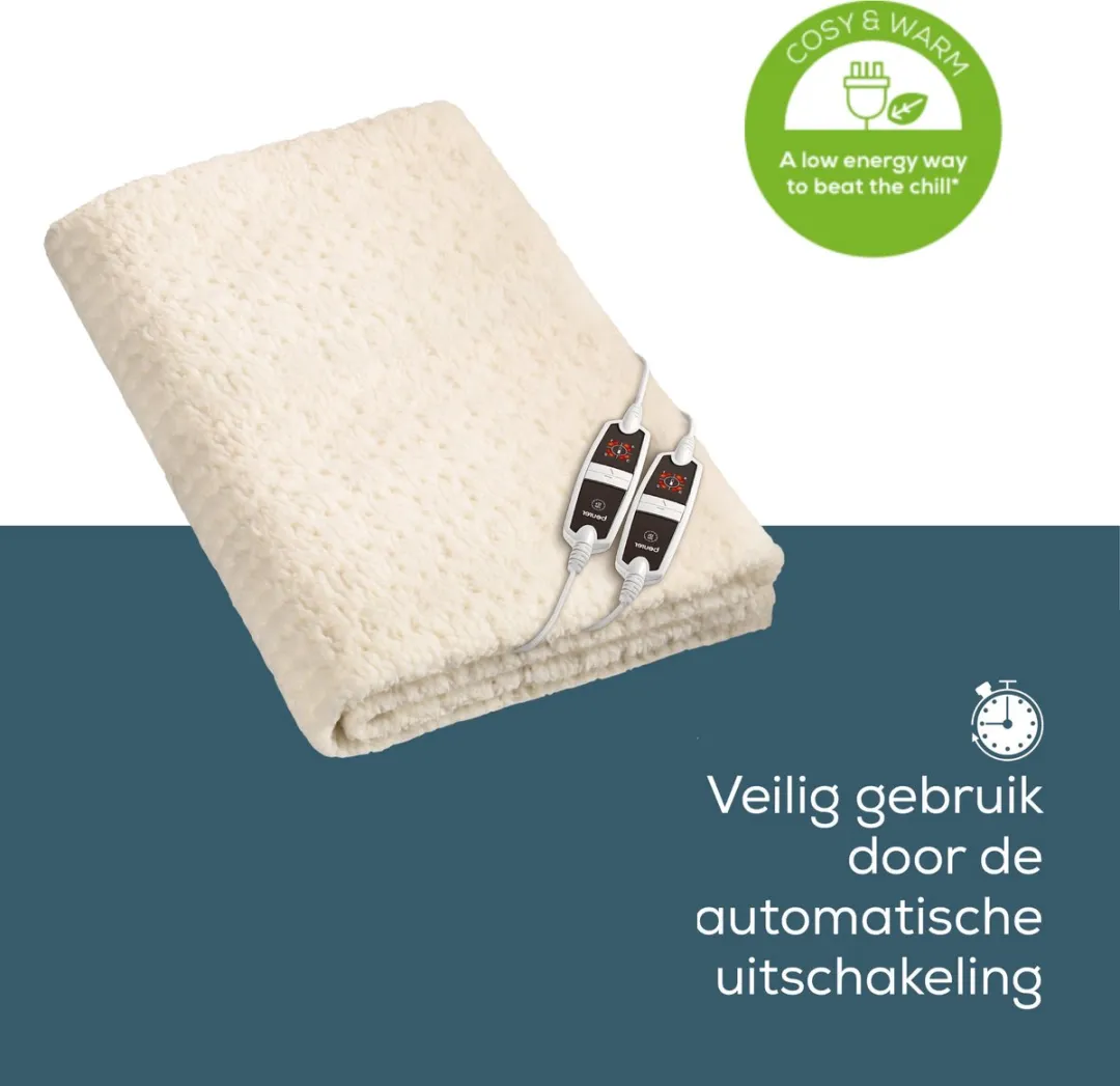 Beurer UB 56 Elektrische Onderdeken 2 Persoons - 150x160cm - Wit