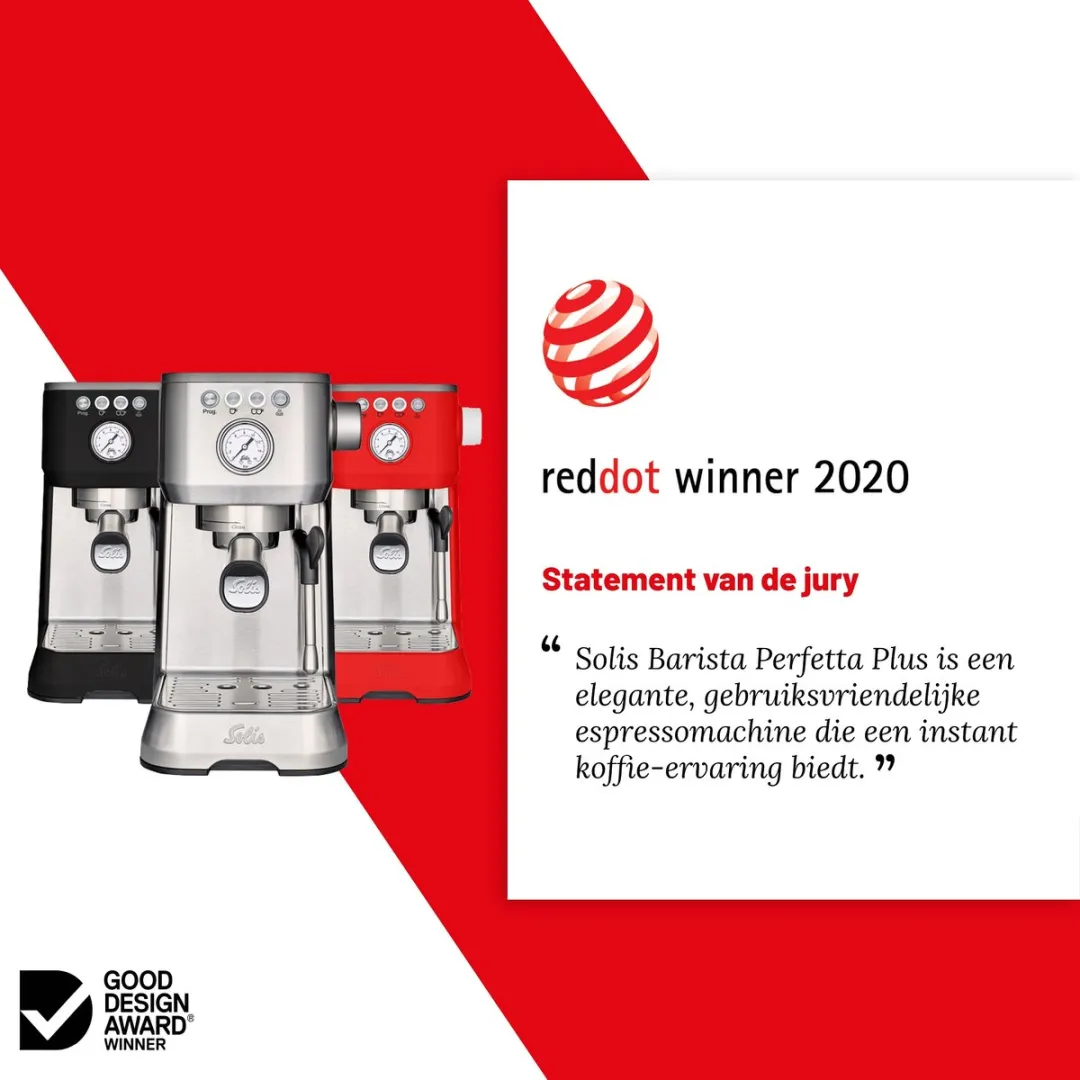 Solis Barista Perfetta Plus 1170 Espressomachine - Zwart