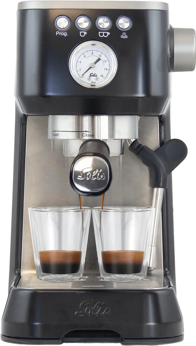 Solis Barista Perfetta Plus 1170 Espressomachine - Zwart - afbeelding 6 van 6