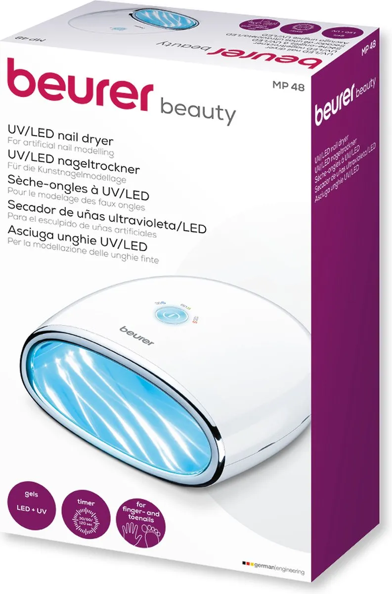 Beurer MP 48 Nageldroger UV/LED - Wit