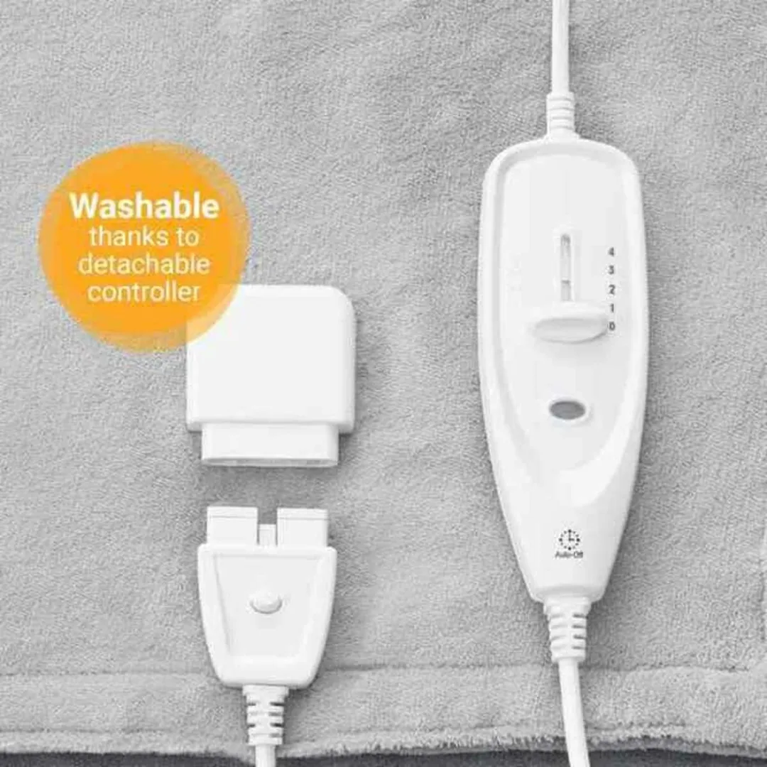 Medisana HDW 60228 Knuffelwarmedeken - 120W - Eenpersoons - Grijs