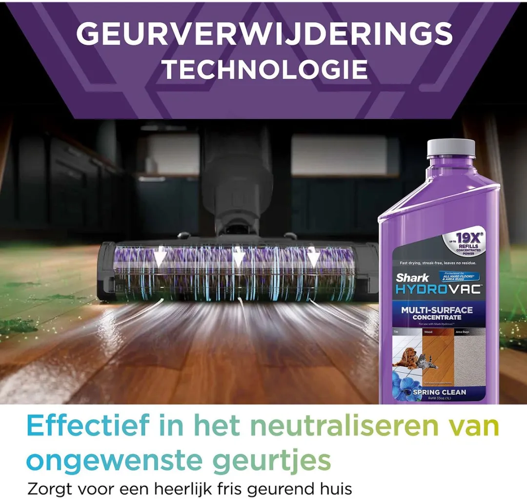 Shark Hydrovac WD100EU Nat- en droogzuiger - Blauw