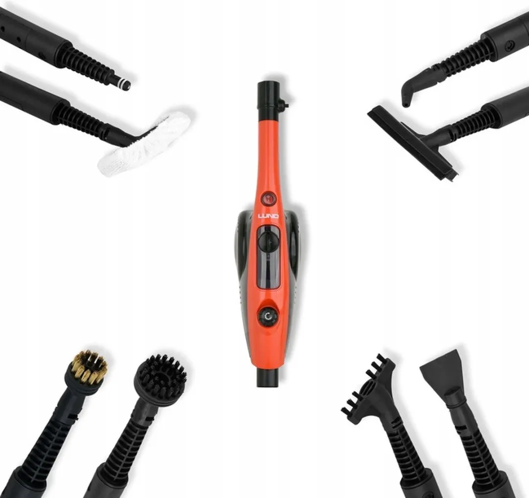 Toya Lund Serie 67220 Stoommop 1500W - Rood/Zwart