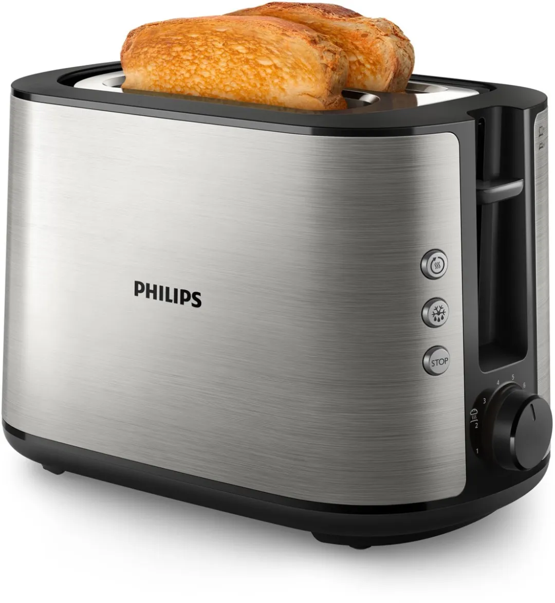 Philips Viva HD2650/90 Broodrooster 2 Snacks - 950W - Roestvrij staal
