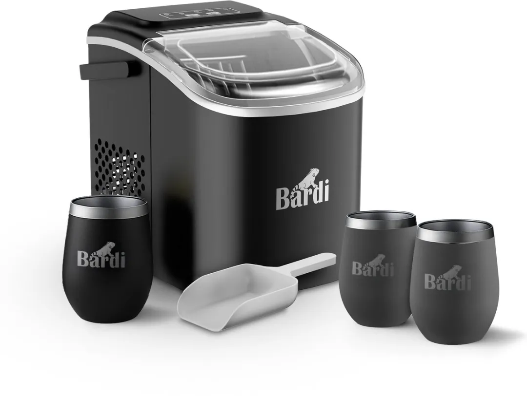 Bardi Deluxe IJsblokjesmachine Set 1,2L