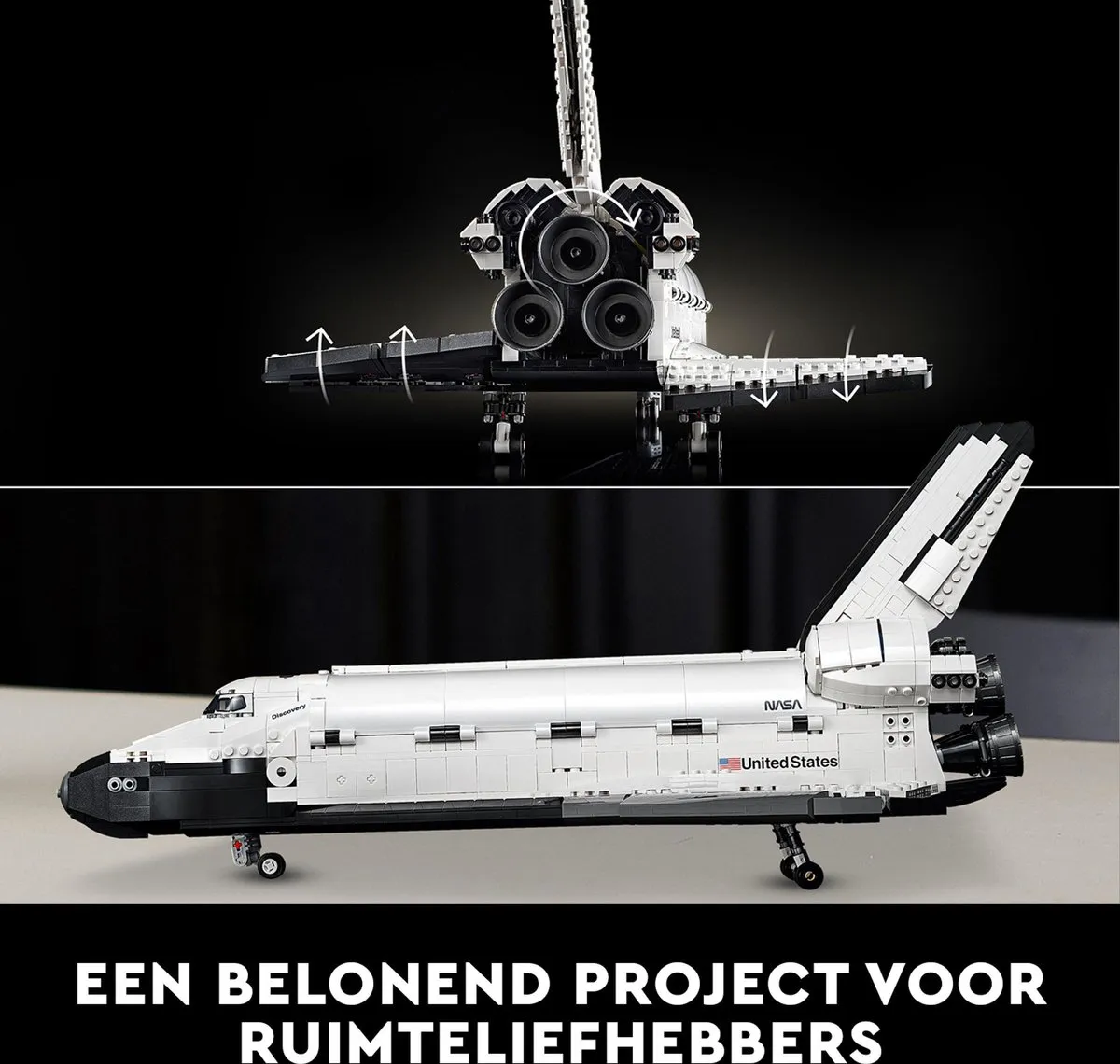 LEGO Creator Expert NASA Space Shuttle Discovery 10283 - 2354 Stukken