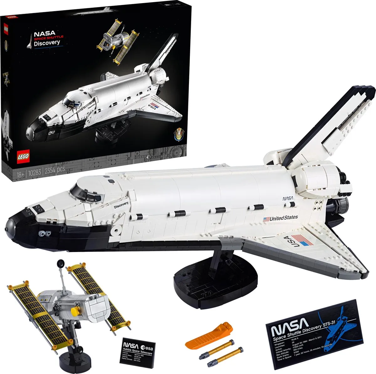LEGO Creator Expert NASA Space Shuttle Discovery 10283 - 2354 Stukken