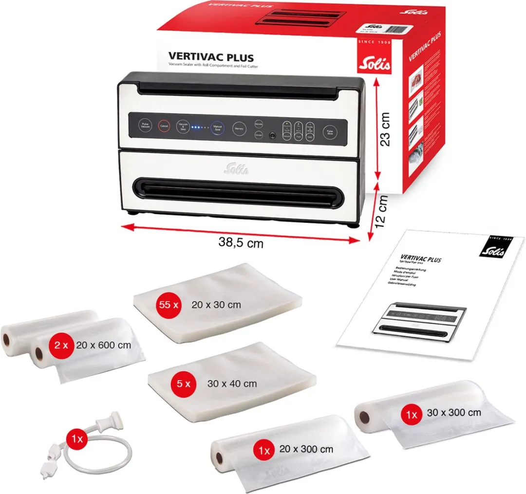 Solis VertiVac Plus 5703 Vacuümmachine - 130W - Zilver - afbeelding 6 van 6