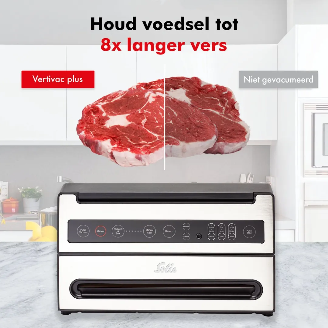 Solis VertiVac Plus 5703 Vacuümmachine - 130W - Zilver