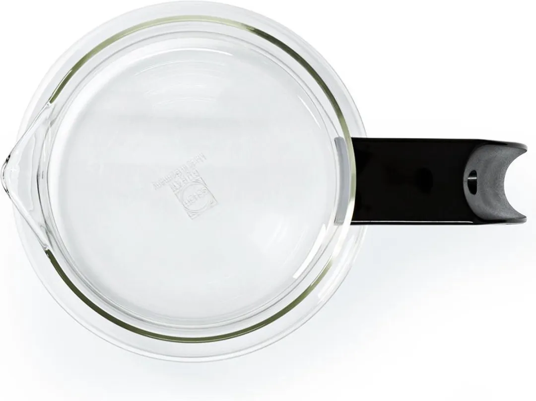 Nedis Glazen Koffiekan KACM100CPBK - 1,2L - Zwart