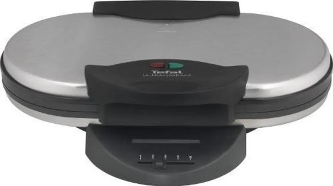 Tefal WM 310D Wafelijzer 1000W - 5 Wafels - Zilver/Zwart
