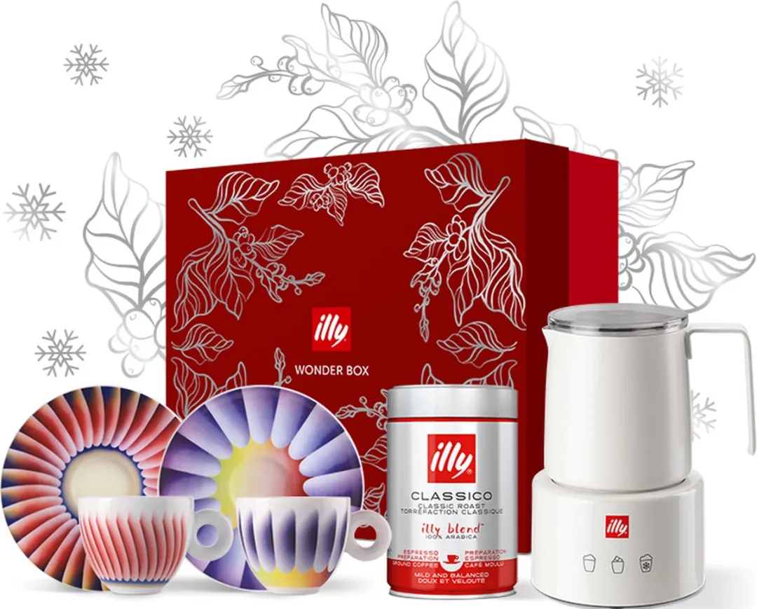 illy Wonderbox 1 Melkopschuimer - 250ml - Wit