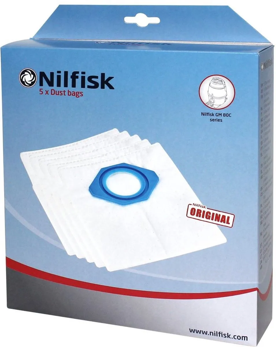 Nilfisk Stofzuigerzakken GM80/GM90