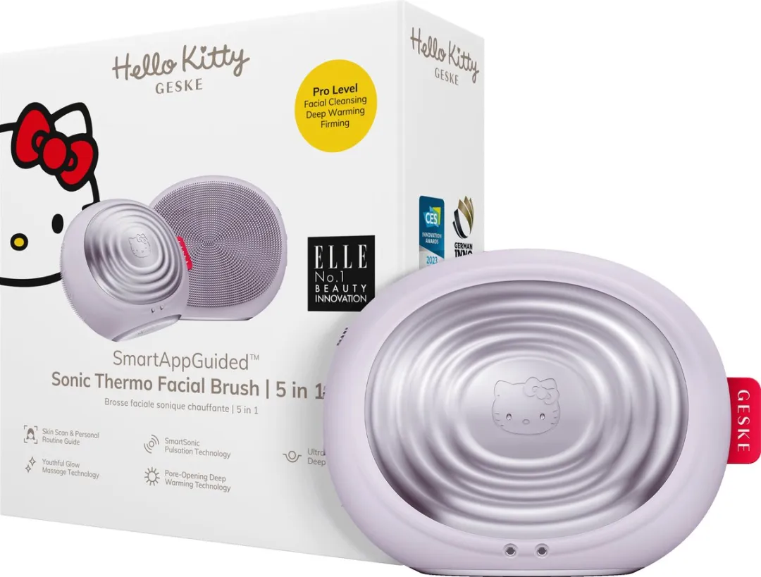 Hello Kitty GESKE Sonic Thermo Gezichtsborstel 5-in-1 HK000008PI01 - Pink