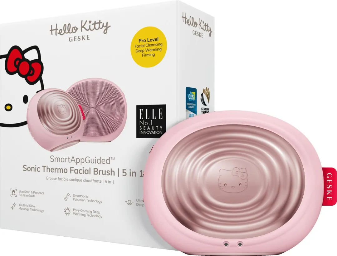 Hello Kitty GESKE Sonic Thermo Gezichtsborstel 5-in-1 HK000008PI01