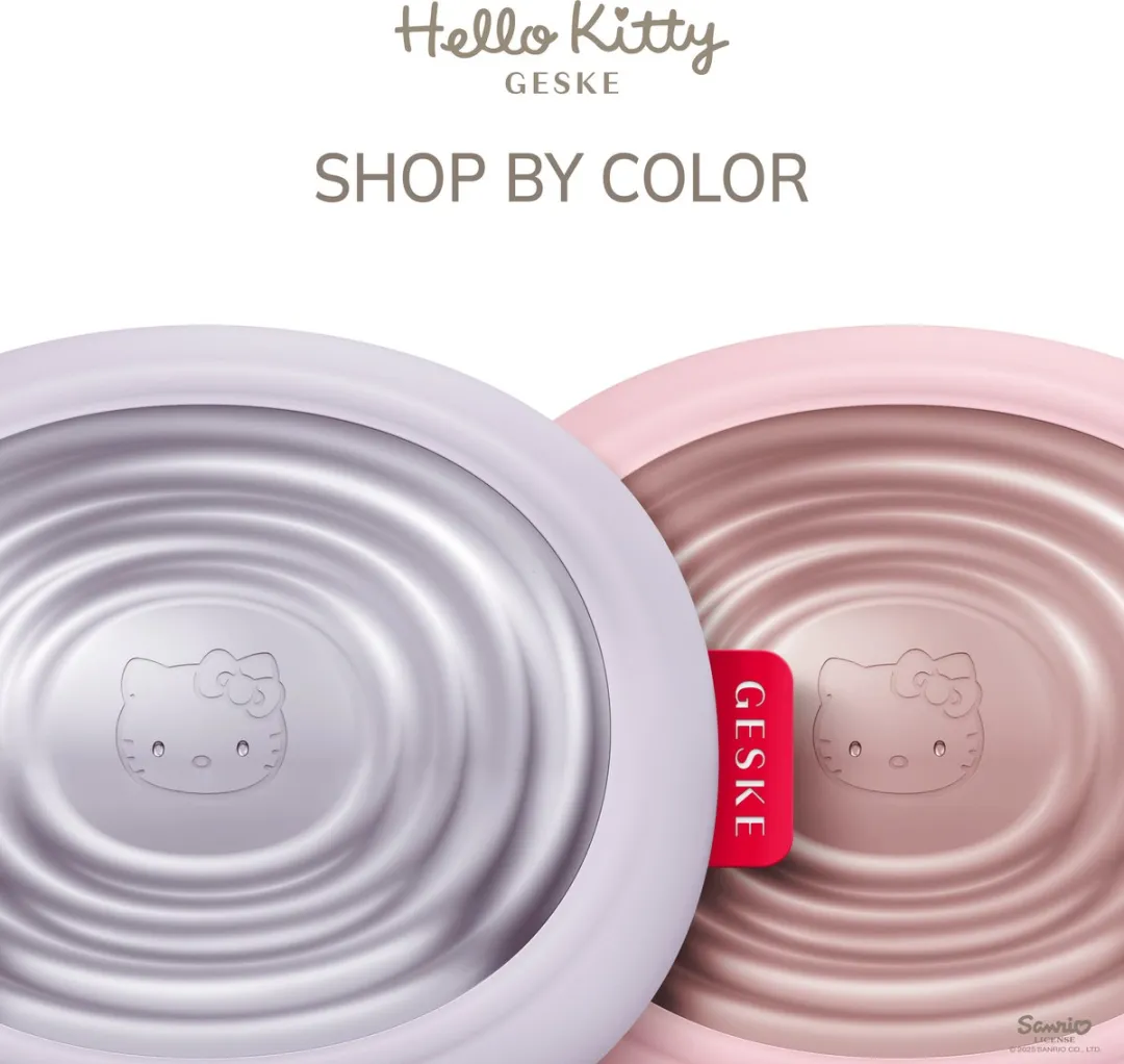 Hello Kitty GESKE Sonic Thermo Gezichtsborstel 5-in-1 HK000008PI01 - Pink