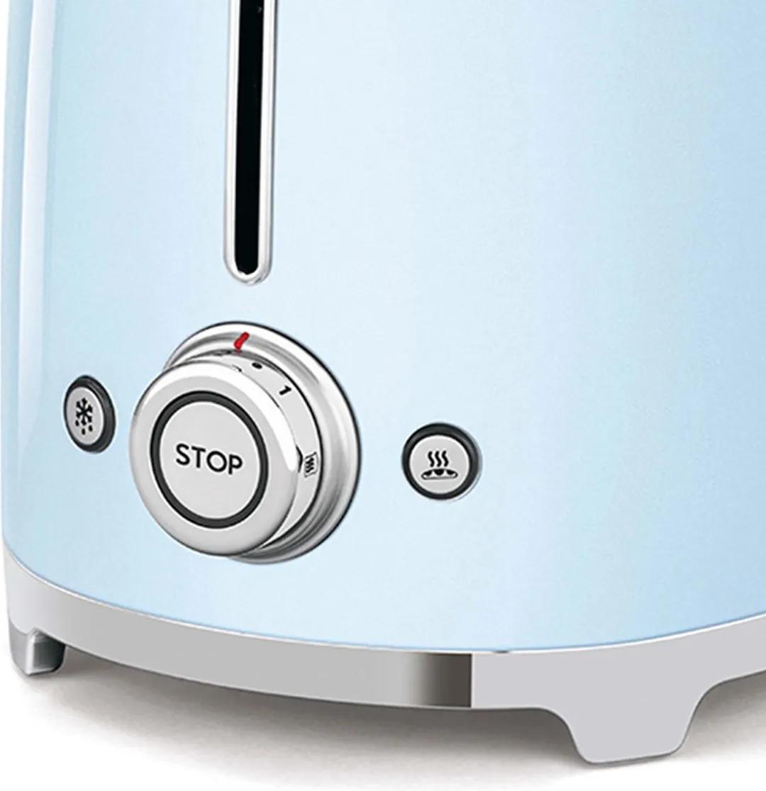 Smeg TSF02PBEU Broodrooster 1500W - Pastelblauw