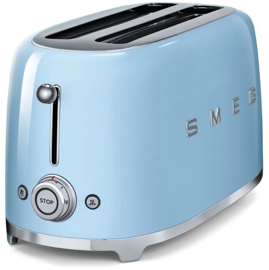 Smeg TSF02PBEU Broodrooster 1500W - Pastelblauw