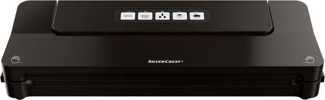 SILVERCREST Vacuümverpakker 125W - Zwart - 3m Folie & 3 Adapters