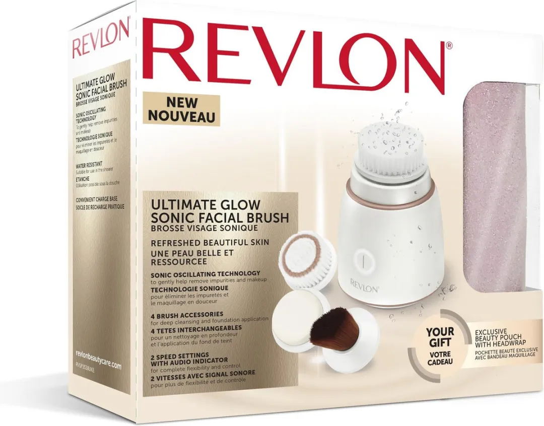 Revlon Sonische Gezichtsborstel RVSP3538UKE - 2 Snelheden - Wit