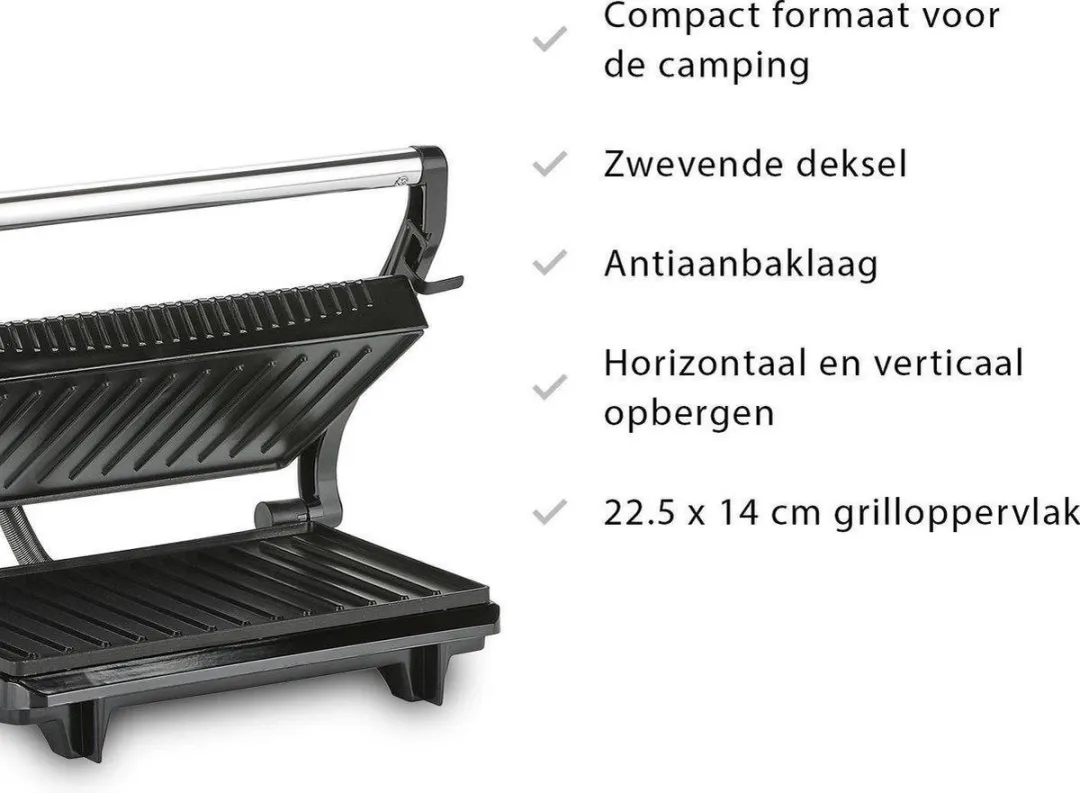 Tristar GR-2846 Contactgrill 700W - 2 Platen - afbeelding 6 van 6