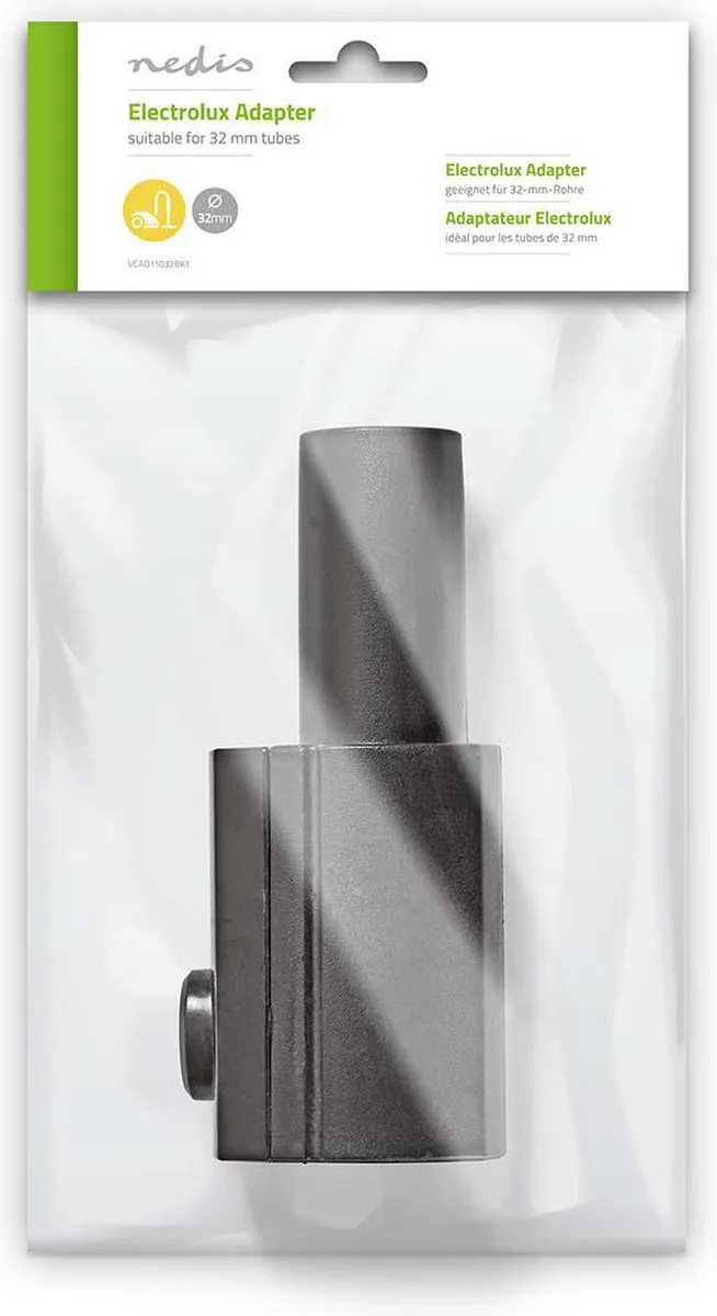Nedis VCAD11032BK1 Stofzuigeradapter 32mm - Zwart