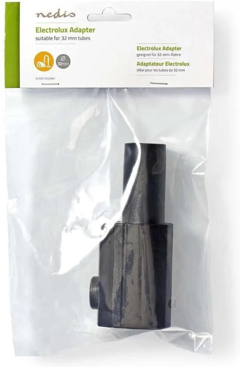 Nedis VCAD11032BK1 Stofzuigeradapter 32mm - Zwart - afbeelding 6 van 6
