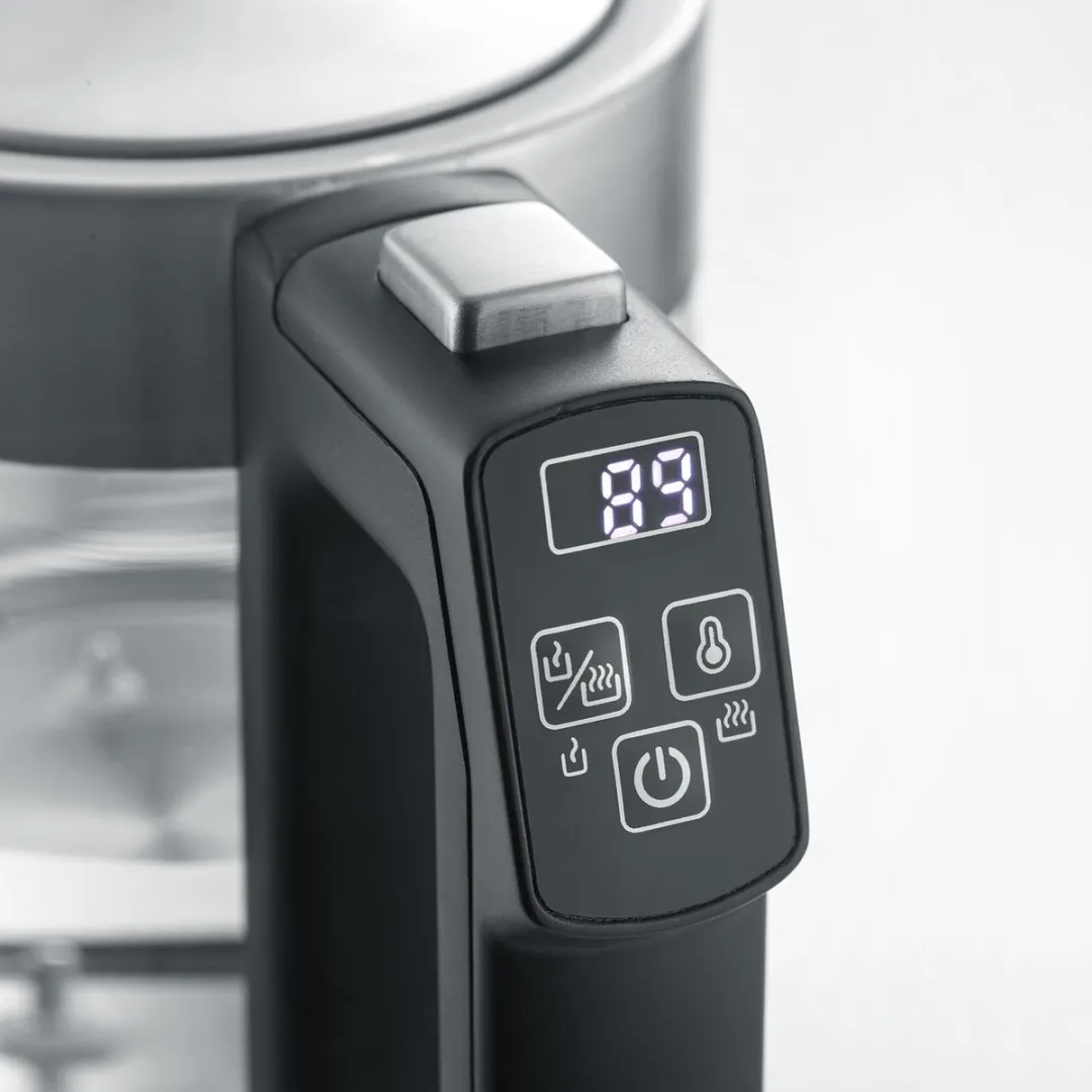 Severin WK 3458 Mini Waterkoker 0,5L - 1100W - RVS/Transparant