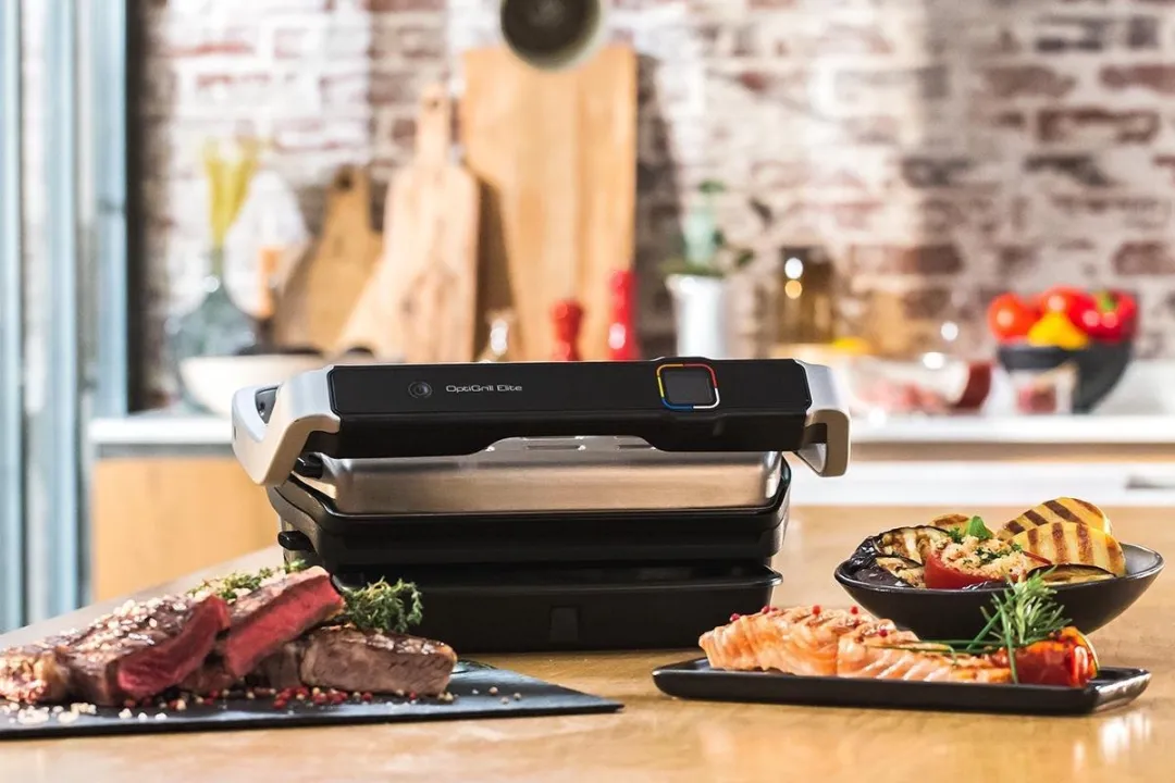 Tefal OptiGrill Elite XL YY4590FB Grill - 2200W - 8 Personen