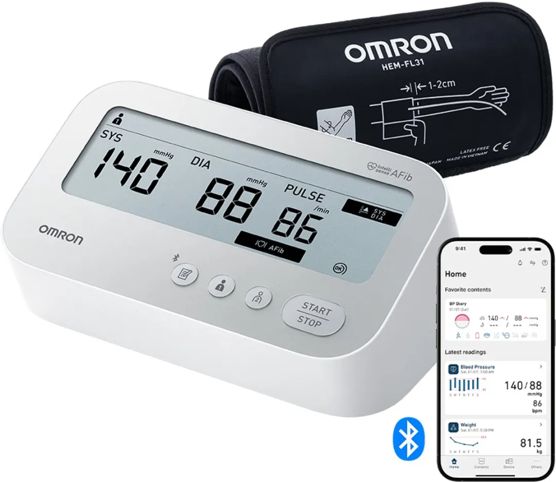 Omron X4 Connect Afib Bloeddrukmeter