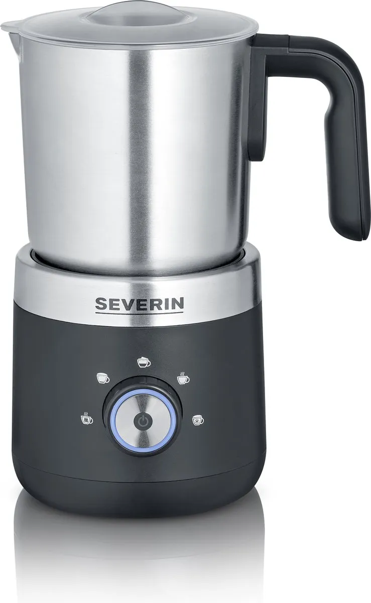 Severin SM 3588 Melkopschuimer 550W - 300ml - Zwart/RVS