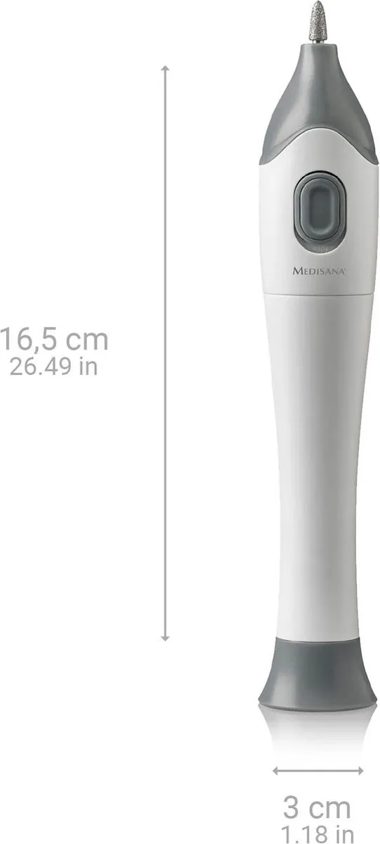Medisana MP 810 Manicure & Pedicureset - 2x Accu - Wit/Grijs - afbeelding 6 van 6