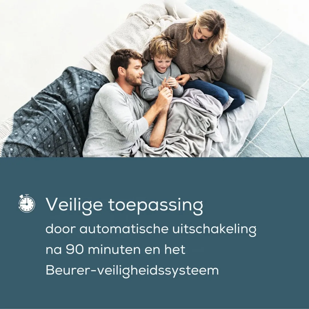 Beurer HK 43 Elektrisch Warmtekussen 44x33cm - 3 Warmtestanden - Wit