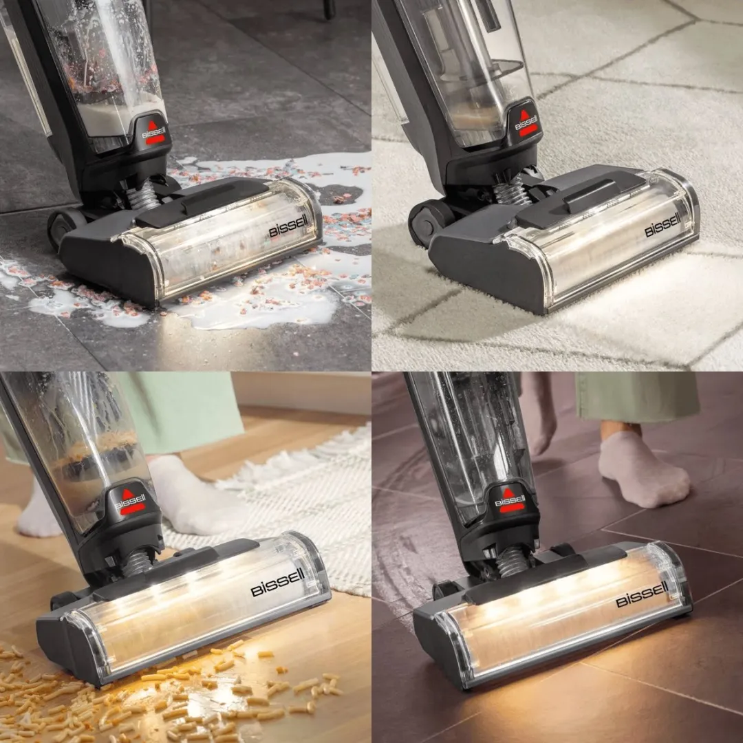 BISSELL CrossWave OmniFind Pro B4008N Stofzuiger/Dweilmachine - Zwart/Grijs - afbeelding 6 van 6