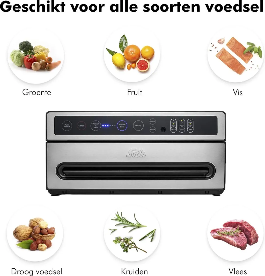 Solis VertiVac 5704 Vacuümsealer - 130W - Grijs