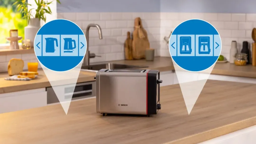 Bosch TAT6M420 MyMoment Broodrooster 2 Sandwiches - 970W - RVS - afbeelding 6 van 6