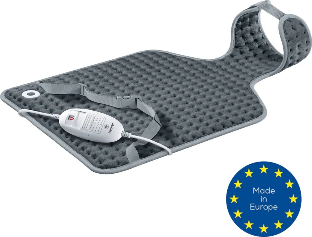 Beurer HK 53 Nek & Rug Warmtekussen – Elektrisch Warmtekussen met 3 Warmtestanden – Ademend & Zacht Fleece – Automatische Uitschakeling – BSS Veiligheidssysteem – Machinewasbaar – 5 Jaar Garantie: exclusief bij Bol.com