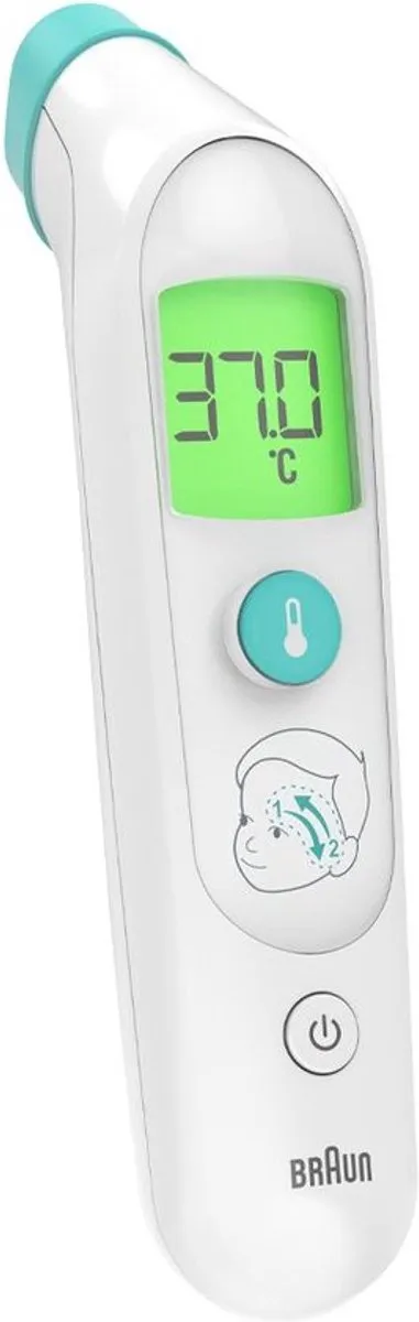 Braun Templeswipe BST200WE Thermometer - Wit